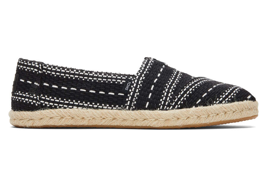 Alpargata Chunky Global Woven Rope Espadrille Side View Opens in a modal