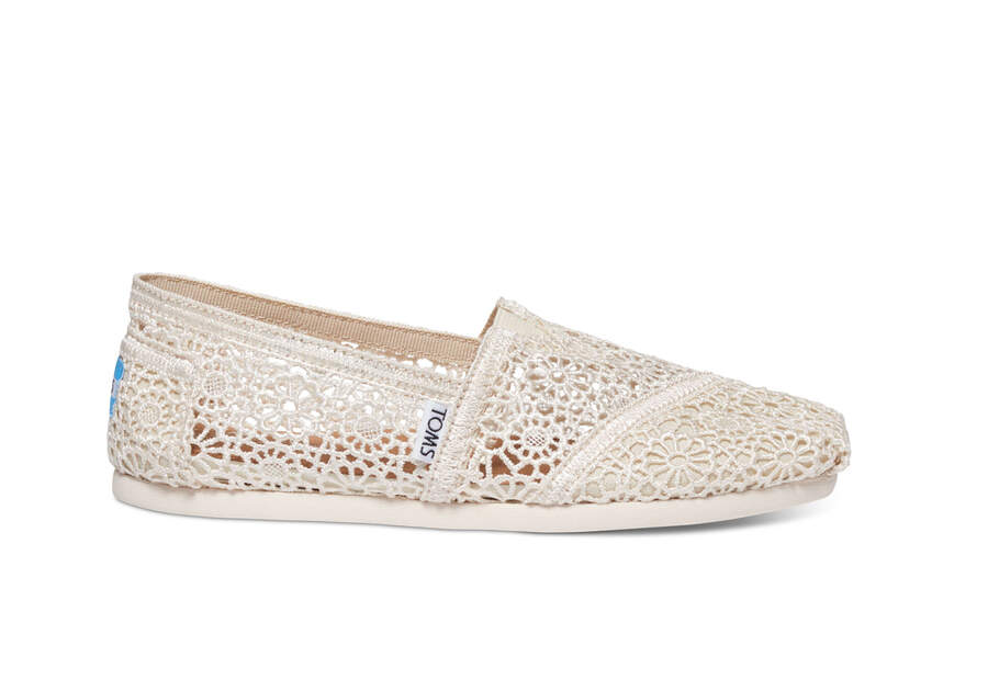 Natural Moroccan Crochet Women's Classics Side View Opens in a modal