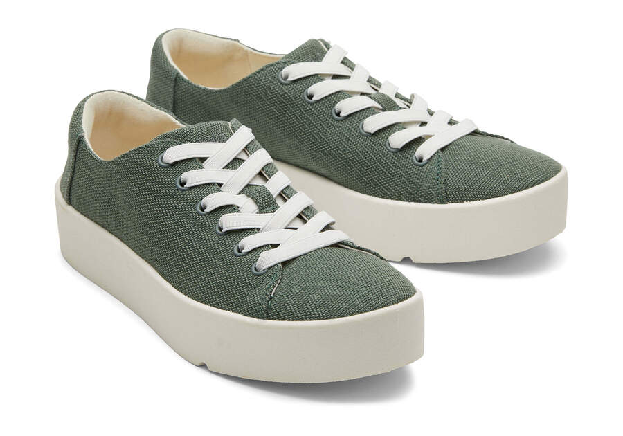 Verona Green Sneaker Front View Opens in a modal