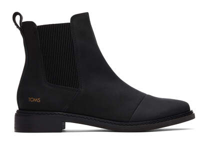 Charlie Black Leather Boot