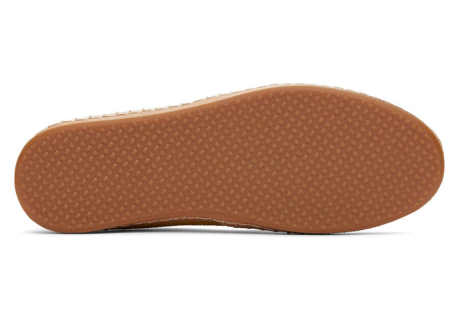 Alpargata Gold Suede Leather Wrap Bottom Sole View Opens in a modal