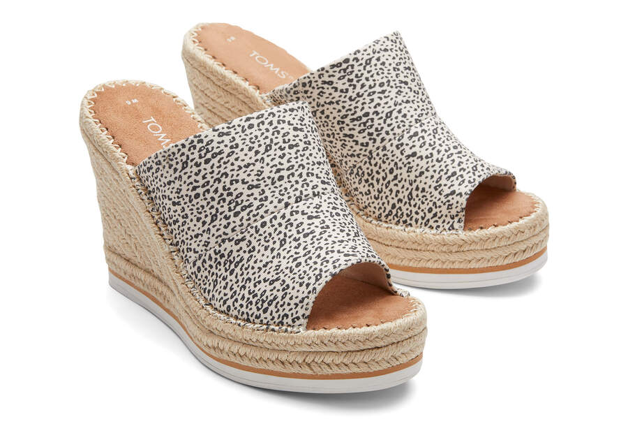 Monica Mule Wedge Heel Front View Opens in a modal