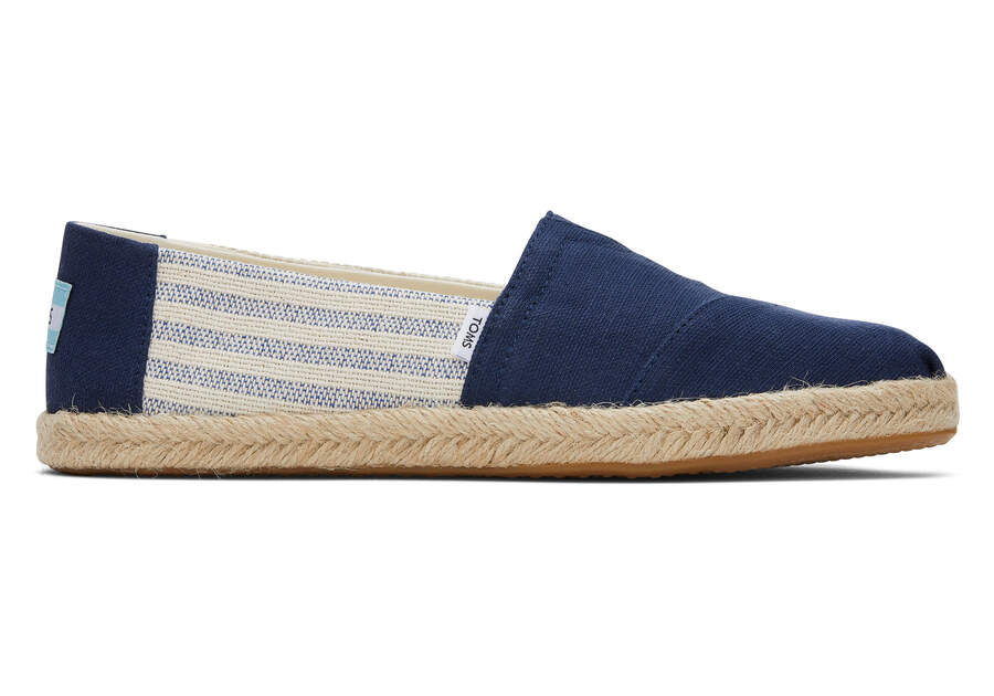 Alpargata Recycled Cotton Rope Espadrille Side View Opens in a modal