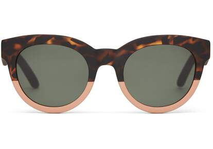 Florentin Blonde Tortoise Coral Fade Traveler Sunglasses