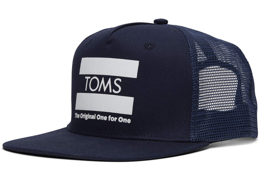 Original One for One Trucker Hat Side View Opens in a modal