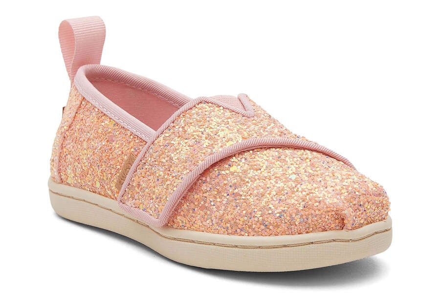 Tiny Alpargata Pink Glitter Toddler Shoe  Opens in a modal