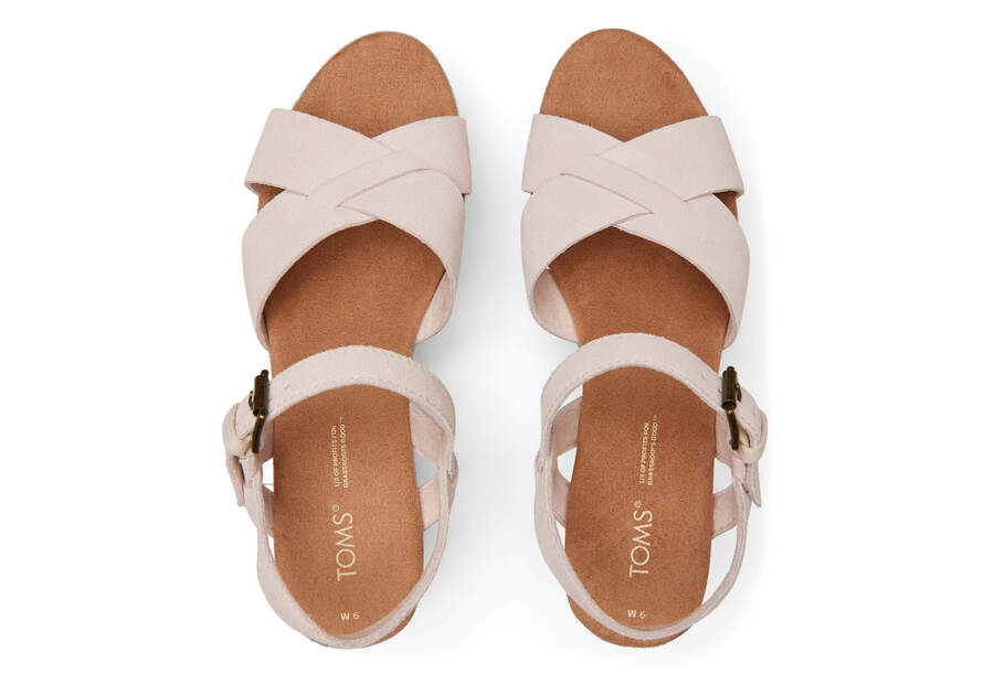 Willow Platform Sandal Top View Opens in a modal
