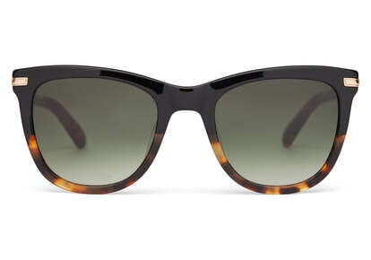 Victoria Black Tortoise Handcrafted Sunglasses