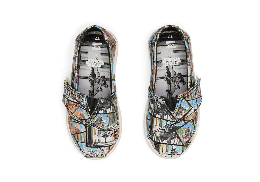 Multi STAR WARS Ewok™ Print Tiny TOMS Classics Top View Opens in a modal