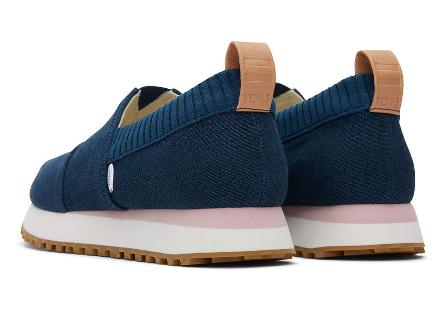 Resident 2.0 Blue Heritage Canvas Sneaker Back View