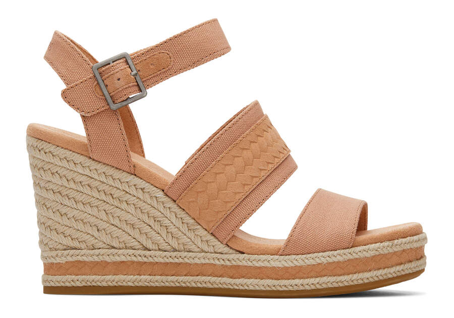 Madelyn Wedge Sandal Side View Opens in a modal