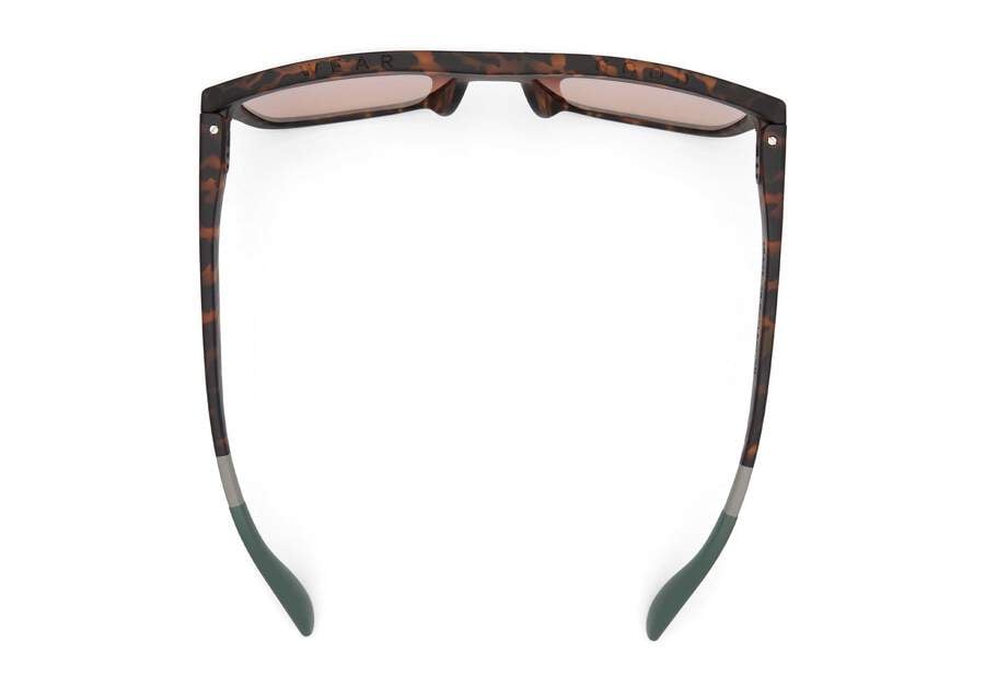 Jett Matte Tortoise Traveler Sunglasses Top View Opens in a modal