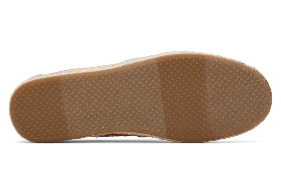 Alpargata Rope 2.0 Pink Geometric Espadrille Bottom Sole View Opens in a modal