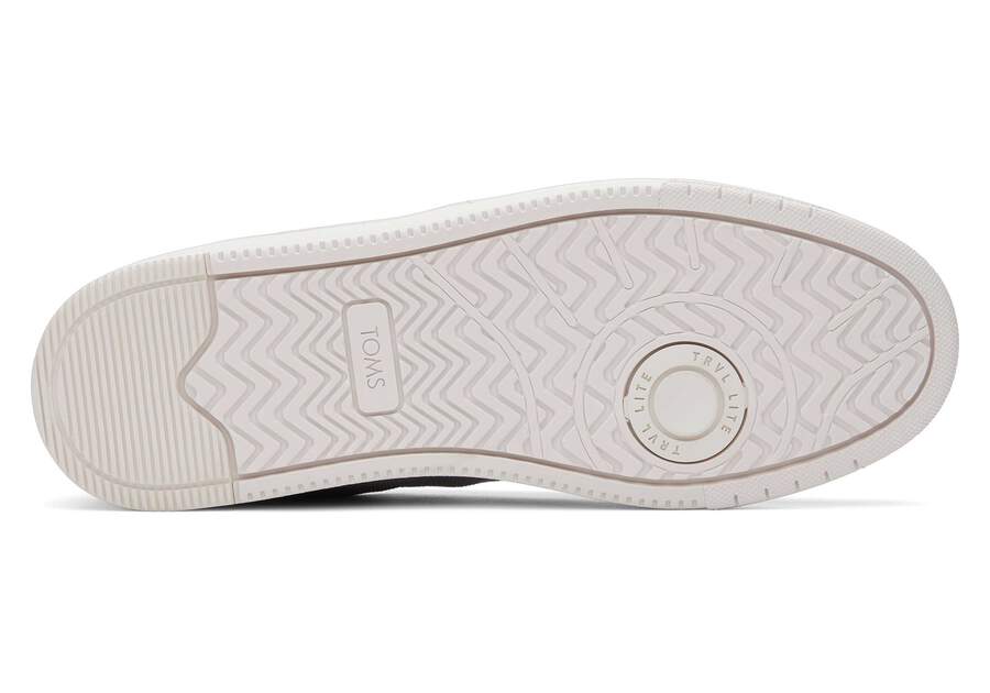 TRVL LITE Court Grey Heritage Canvas Sneaker Bottom Sole View Opens in a modal