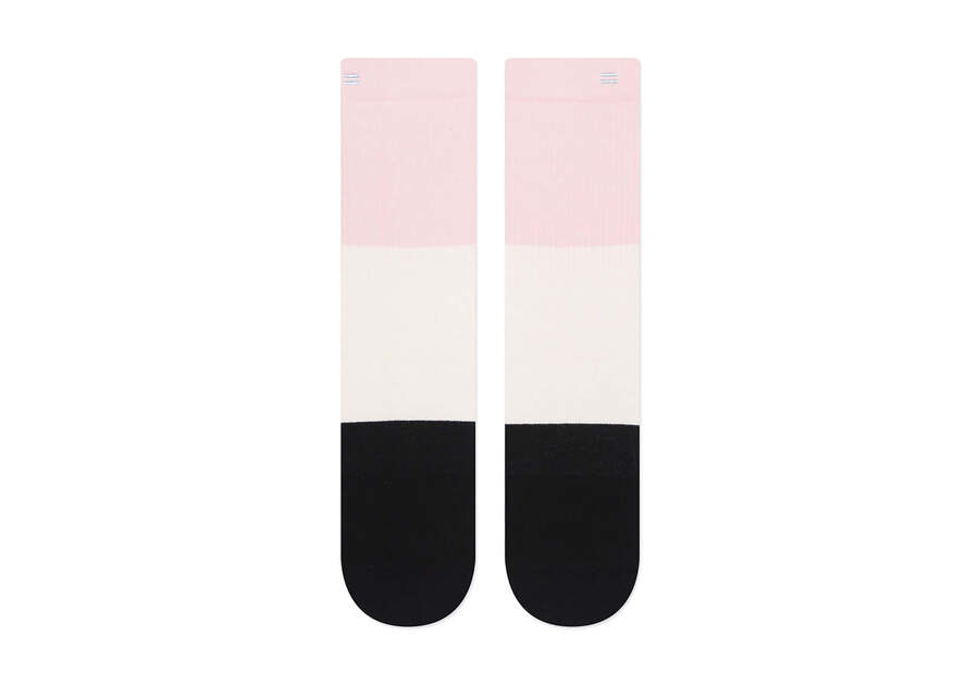 Light Cushioned Crew Socks Neapolitan Side View Opens in a modal