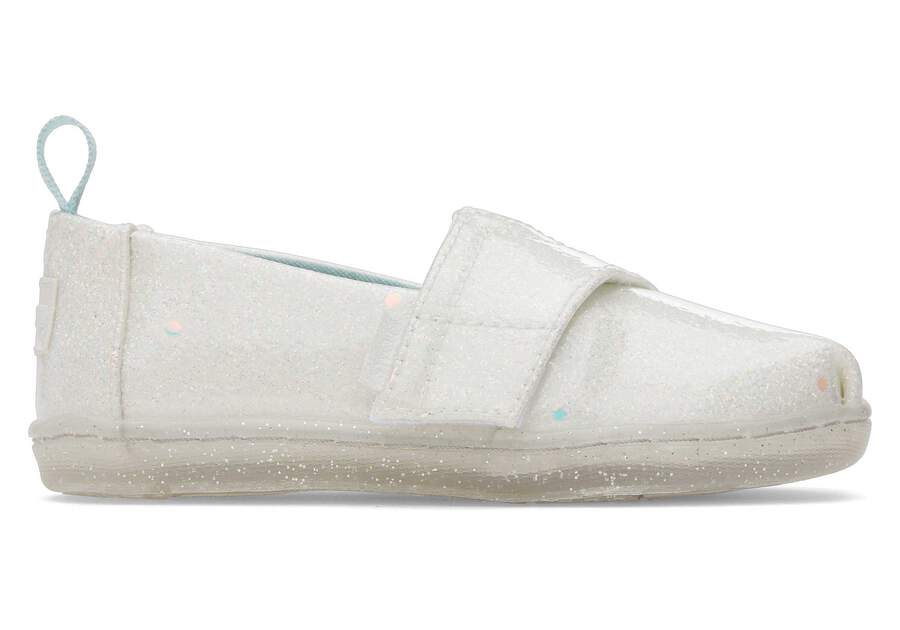 Alpargata Confetti Glitter Toddler Shoe Side View Opens in a modal