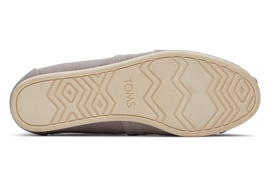 Alpargata Morning Dove Heritage Canvas Wide Width Bottom Sole View Opens in a modal