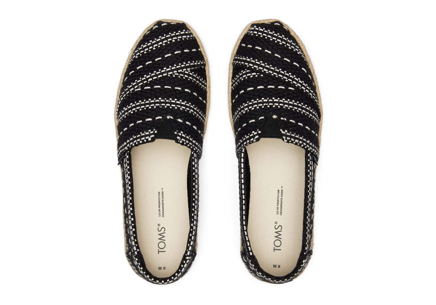 Alpargata Chunky Global Woven Rope Espadrille Top View Opens in a modal