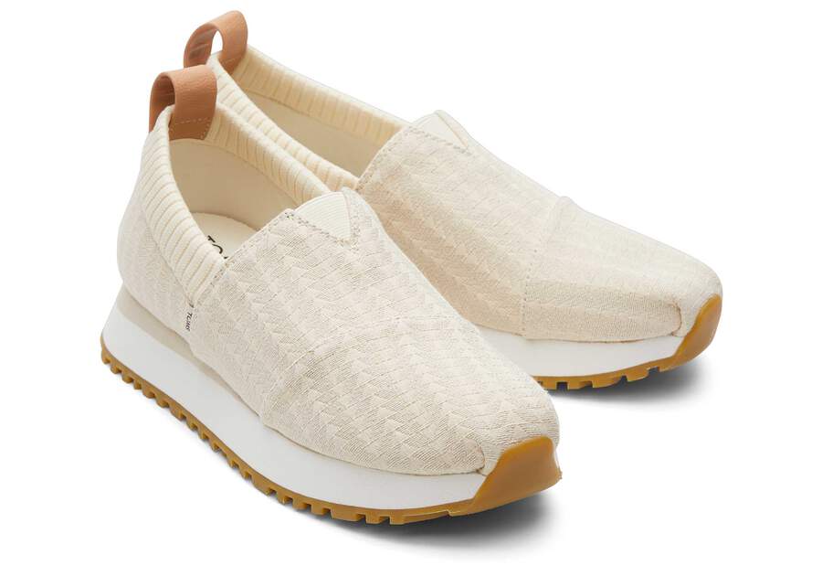 Womens Resident 2.0 Natural Triangle Woven Sneaker | TOMS