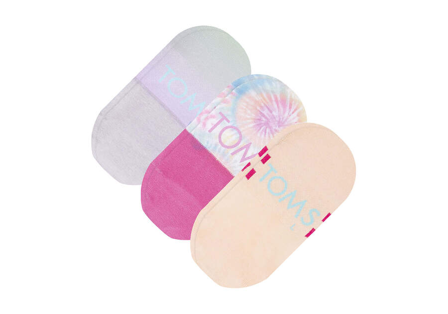 Ultimate No Show Socks Enlighten 3 Pack Back View Opens in a modal