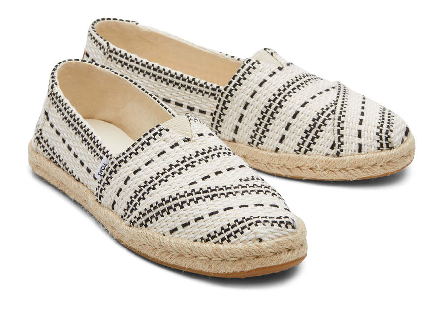 Alpargata Chunky Global Woven Rope Espadrille Front View Opens in a modal