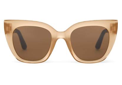 Sydney Oatmilk Crystal Fade Traveler Sunglasses