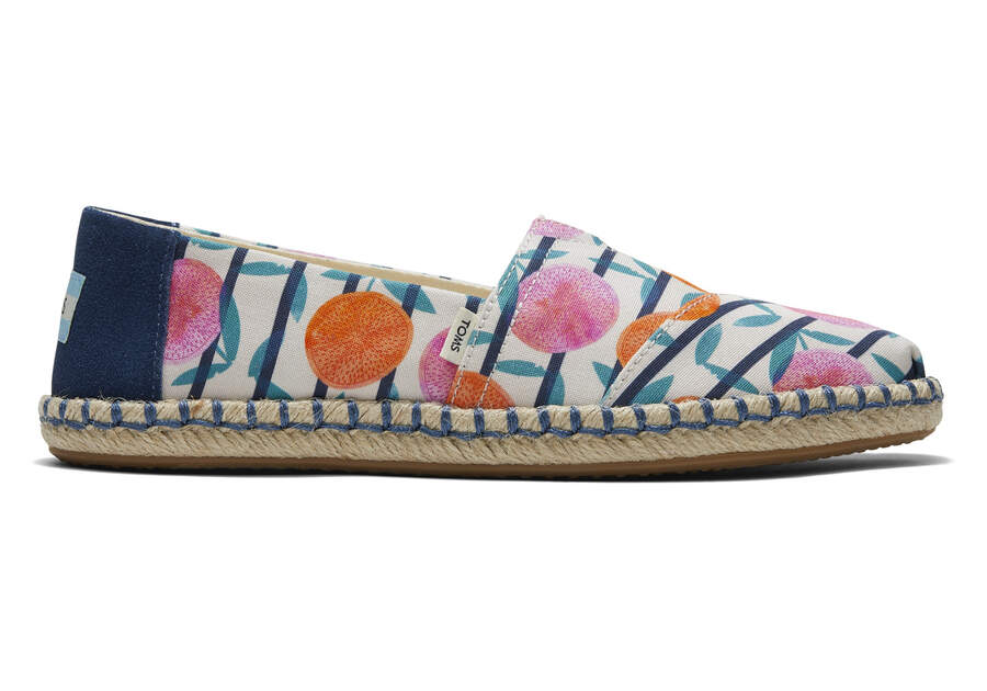 Alpargata Canvas Espadrille Side View Opens in a modal