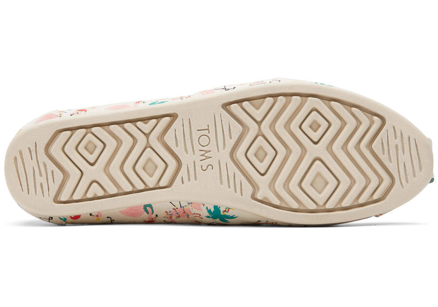 Alpargata Holiday Flamingos Bottom Sole View Opens in a modal