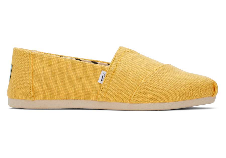 Alpargata Pineapple Yellow Heritage Canvas Side View Opens in a modal