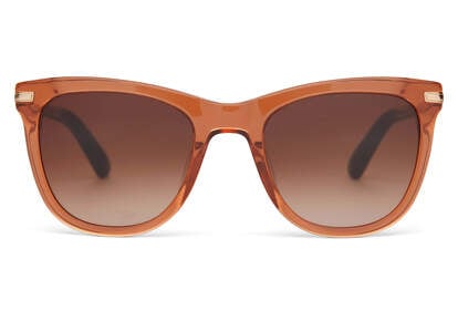 Victoria Terracotta Crystal Handcrafted Sunglasses