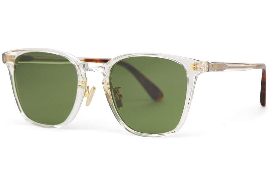 Emerson Crystal Handcrafted Sunglasses Side View Opens in a modal