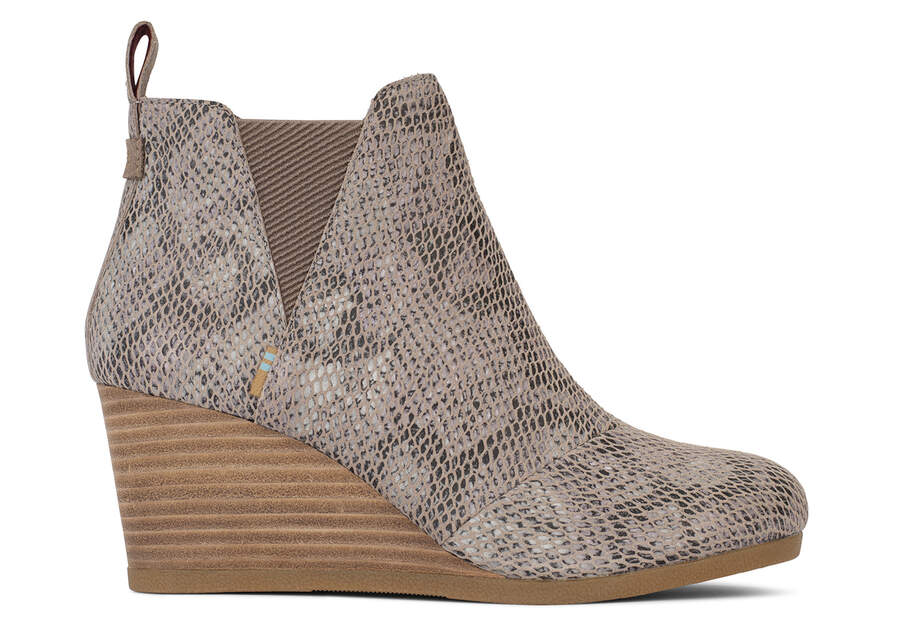 Kelsey Wedge Bootie Side View Opens in a modal