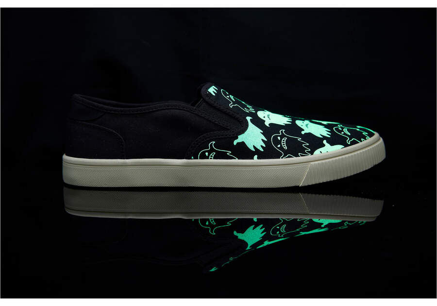 Baja Glow in the Dark Ghosts Slip On Sneaker Additional View 1 Opens in a modal