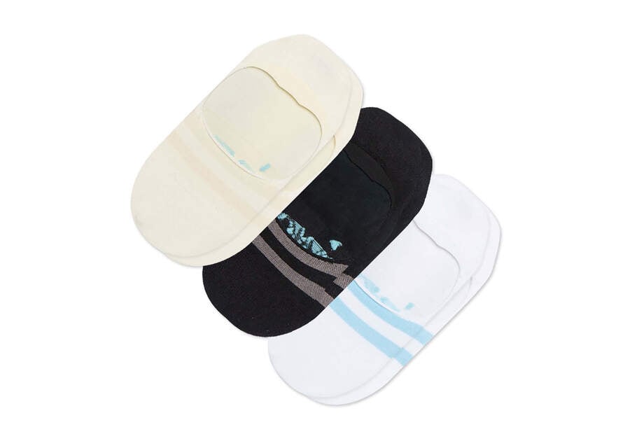 Ultimate No Show Socks Basics 3 Pack Front View