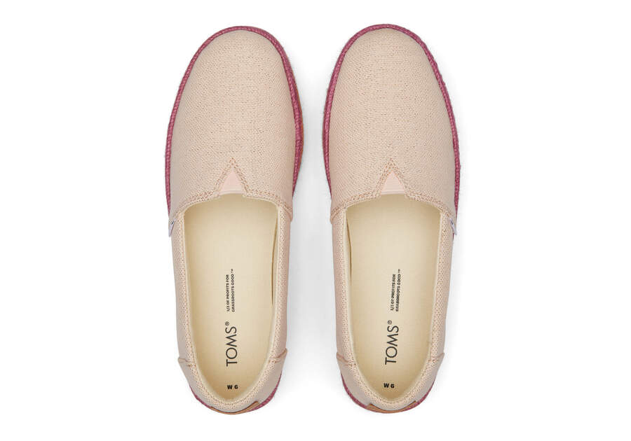 Valencia Platform Espadrille Top View Opens in a modal