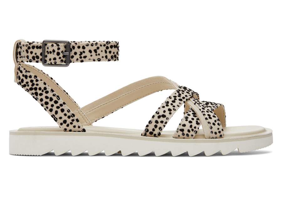 Rory Mini Cheetah Sandal Side View Opens in a modal