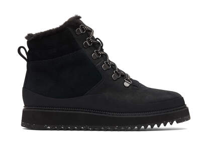 Mojave Black Water Resistant Leather Boot