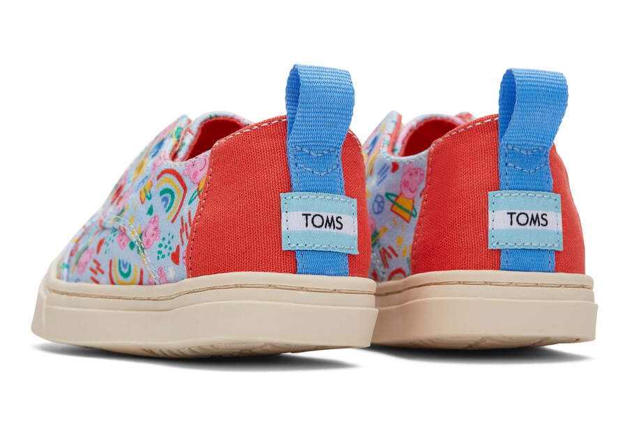 TOMS X Peppa Pig Tiny Cordones Back View Opens in a modal