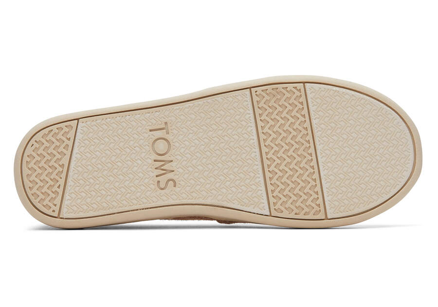 Youth Alpargata Gold Foil Kids Shoe Bottom Sole View Opens in a modal