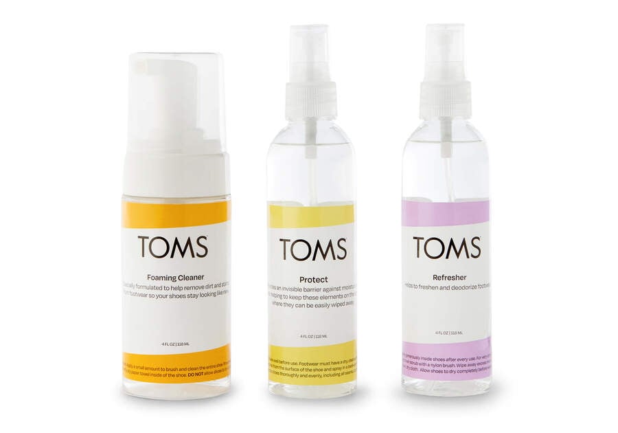 TOMS Shoe Care Kit Front View