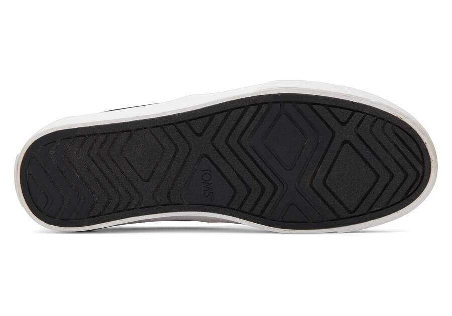 Fenix Platform Black Canvas Slip On Sneaker Bottom Sole View Opens in a modal