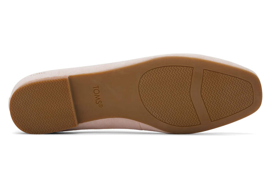 Briella Pink Suede Flat Bottom Sole View Opens in a modal