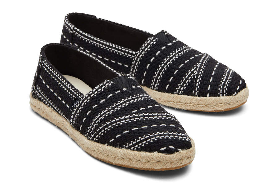 Alpargata Chunky Global Woven Rope Espadrille Front View Opens in a modal
