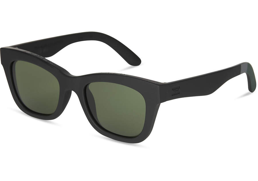 Paloma Black Traveler Sunglasses Side View Opens in a modal