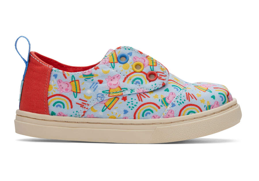 TOMS X Peppa Pig Tiny Cordones Side View Opens in a modal