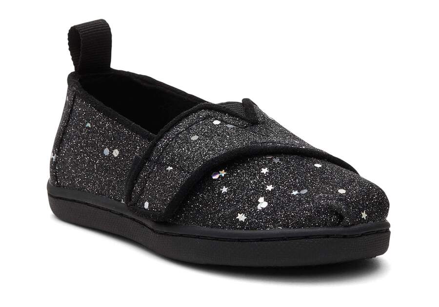 Alpargata Black Cosmic Glitter Toddler Shoe  Opens in a modal
