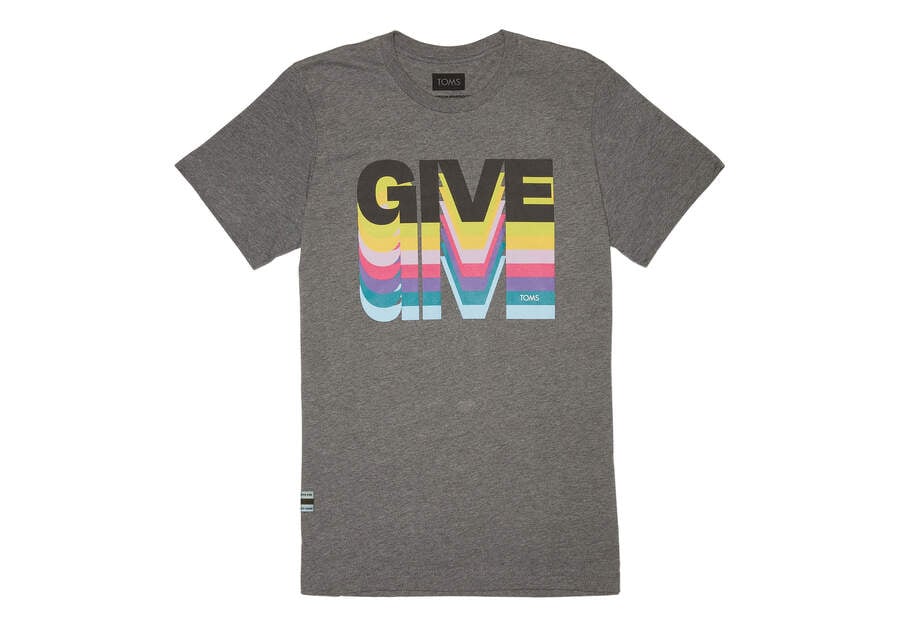 Give Short Sleeve Crew Tee Front View Opens in a modal