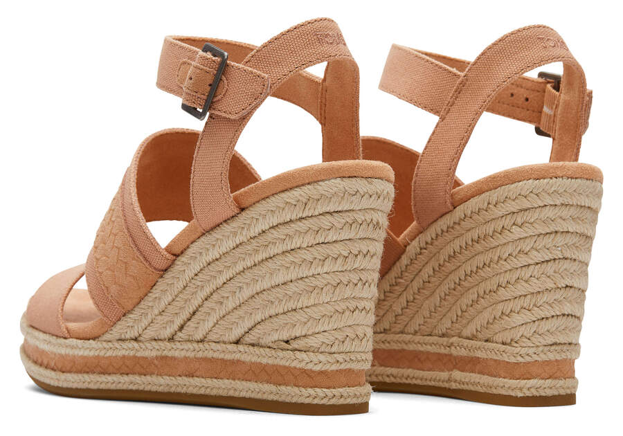 Madelyn Wedge Sandal Back View Opens in a modal