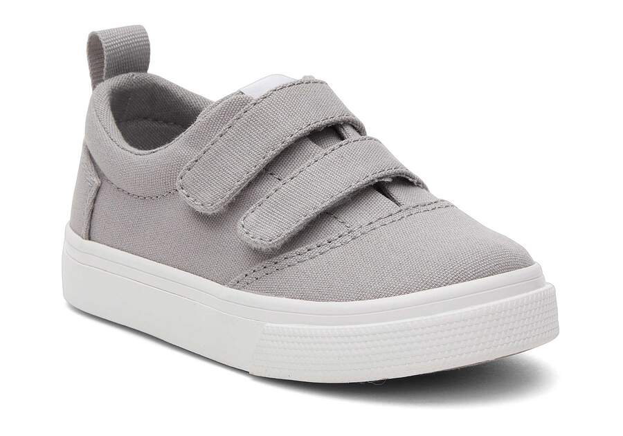 Tiny Fenix Drizzle Grey Double Strap Toddler Sneaker  Opens in a modal