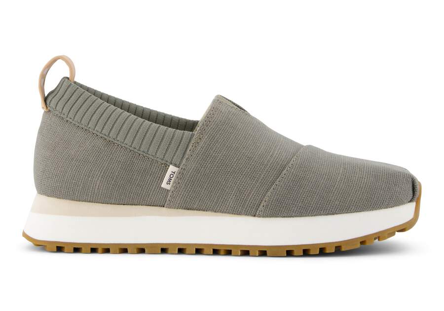 Resident 2.0 Vetiver Heritage Canvas Sneaker Side View Opens in a modal